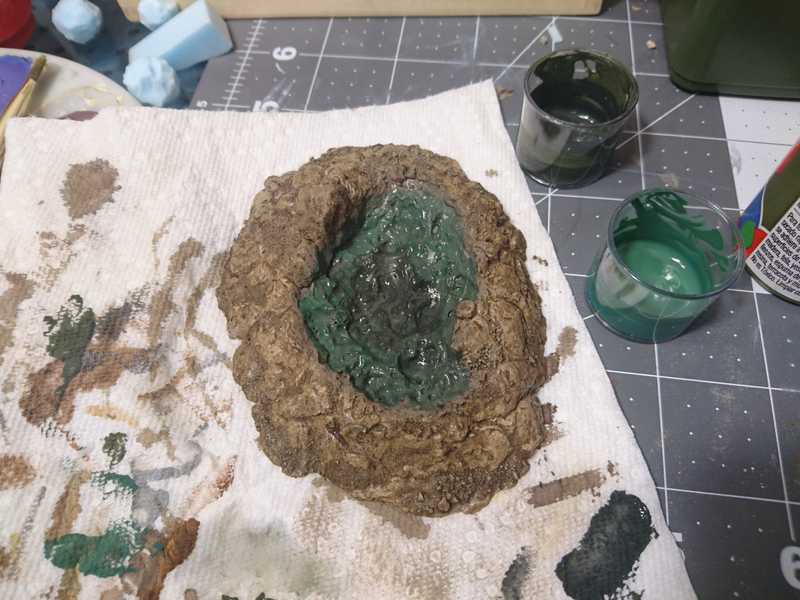 Green painting 1