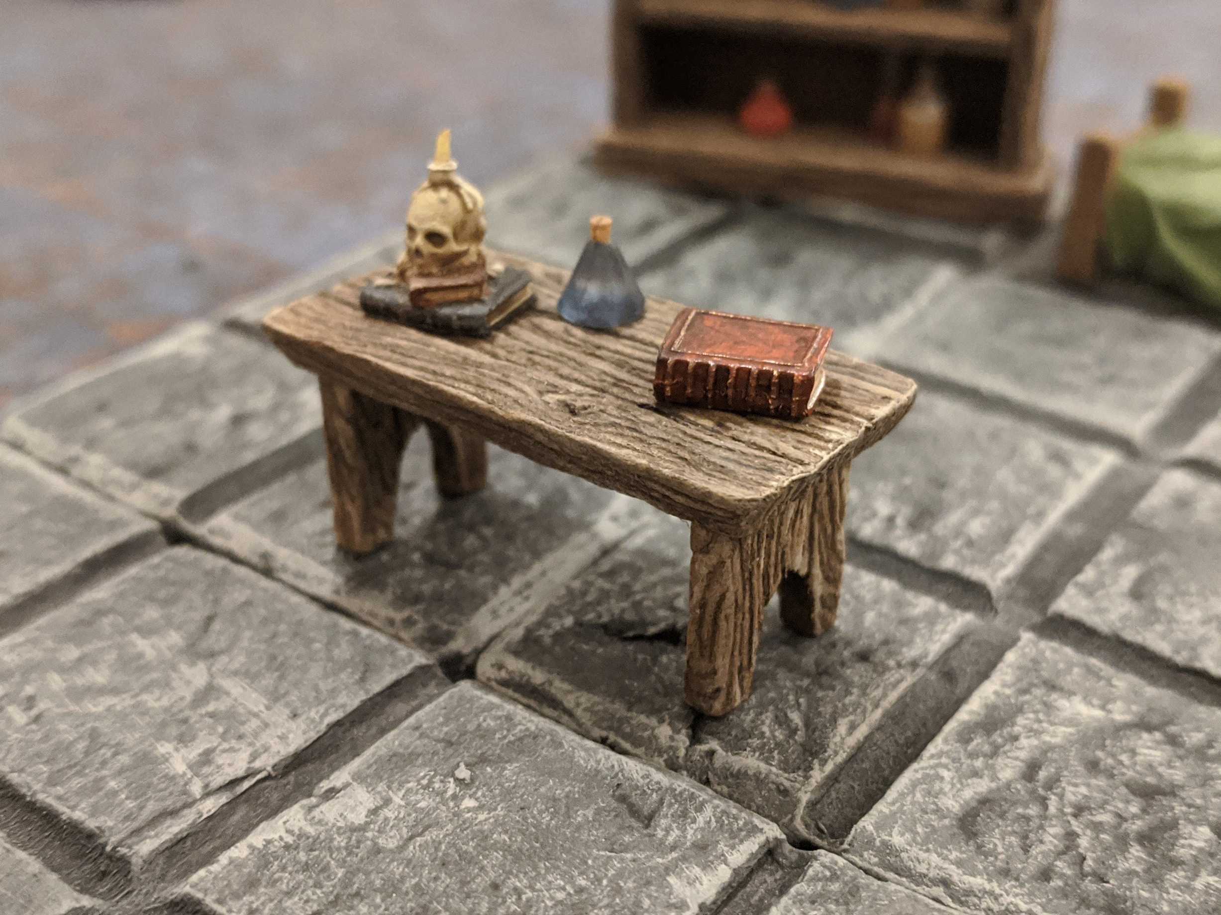 A mini wooden desk-thumbnail